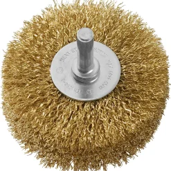 Spazzola per strutturare il legno LUX-TOOLS in ottone Ø 80 mm