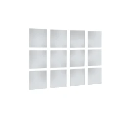 Specchi da parete Larissa in vetro 15x15 cm set da 12 pz