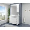 Specchiera con pensile e illuminazione Led 105 cm