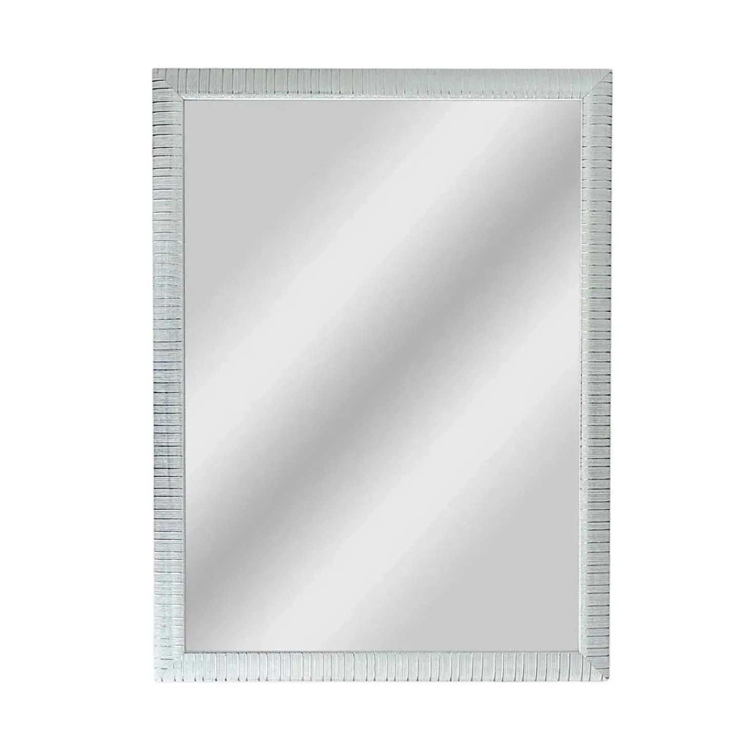 Specchiera in legno di ajus Maxi Praga 50x70 cm argento
