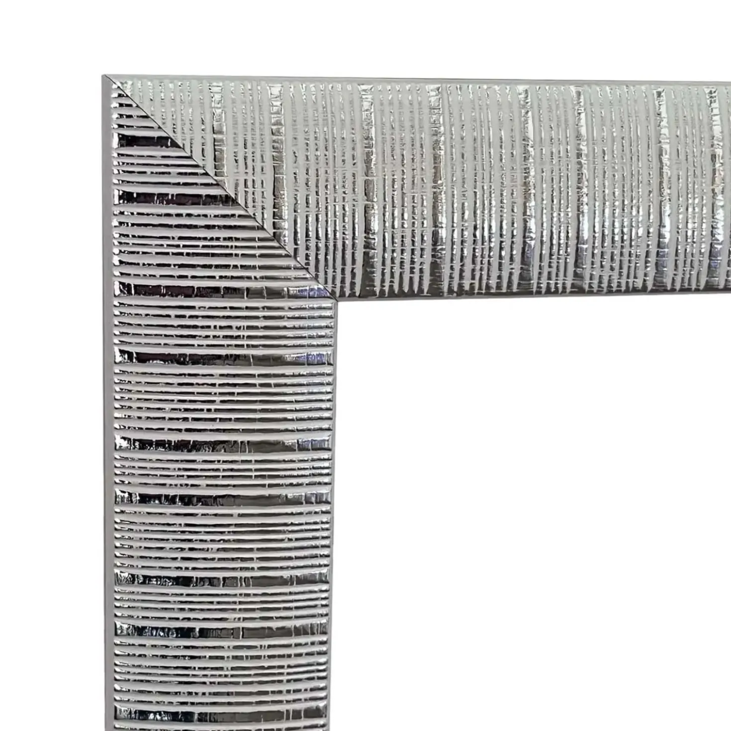 Specchiera in legno di ajus Maxi Praga 50x70 cm argento