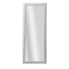 Specchiera in legno di ajus Maxi Praga 40x120 cm argento