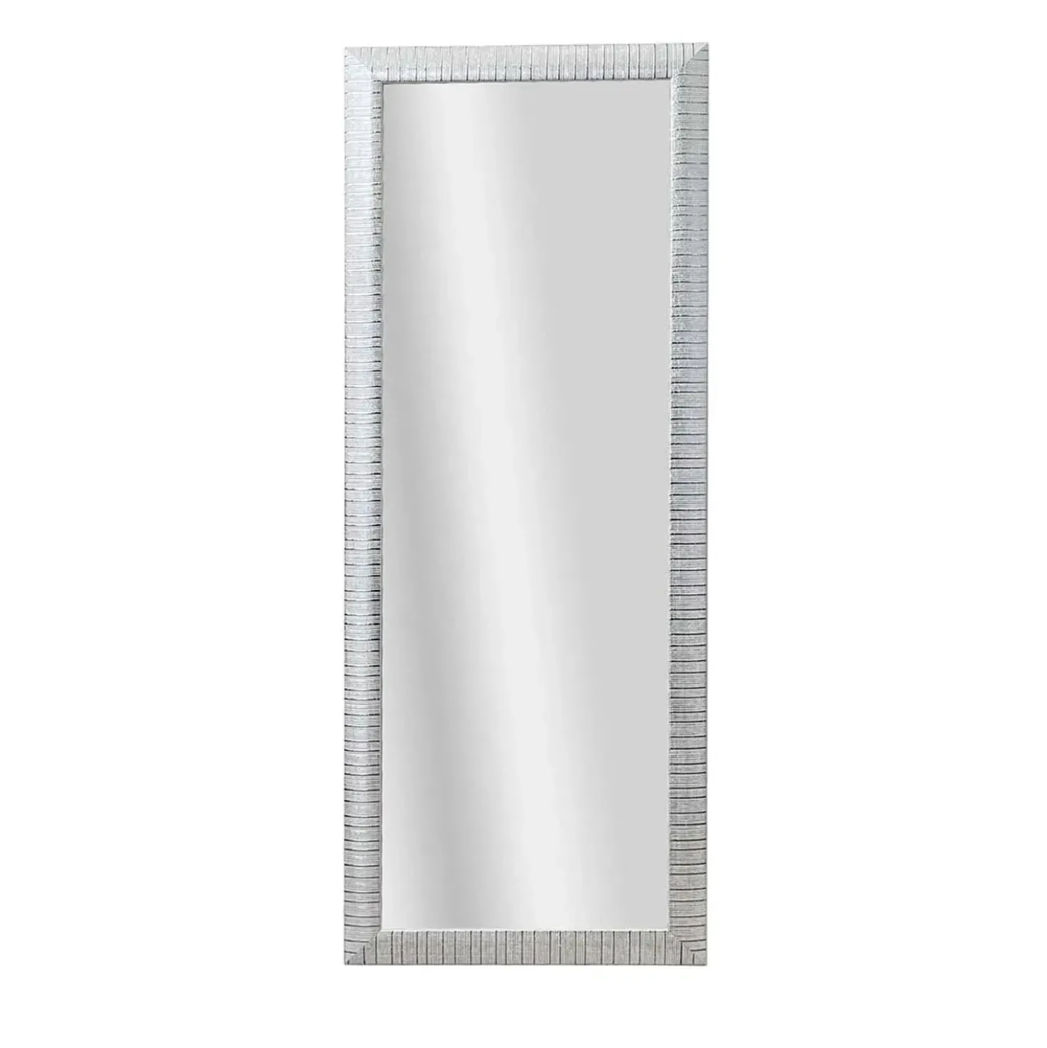 Specchiera in legno di ajus Maxi Praga 40x120 cm argento