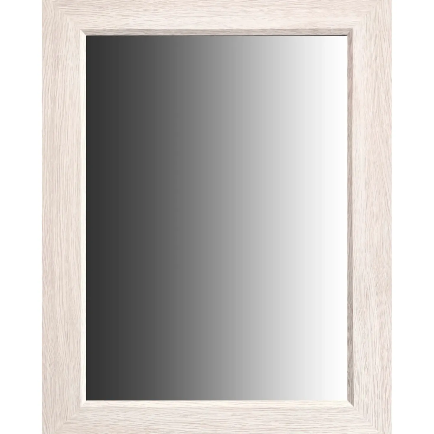 Specchiera in MDF Ada 50x70 cm noce sbiancato