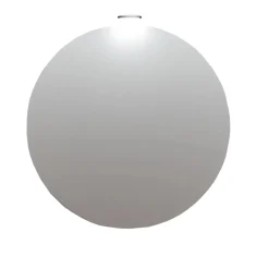 Specchio bagno a parete circolare Ø 68 cm