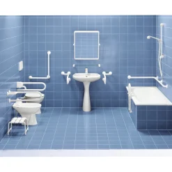 Specchio basculante 60x18x70 cm bianco