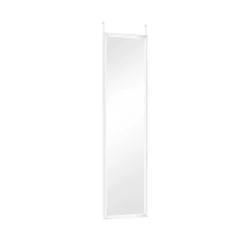 Specchio Bea da appendere bianco con Cornice e ganci inclusi