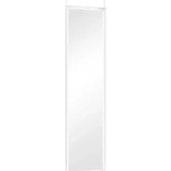 Specchio Bea da appendere bianco con Cornice e ganci inclusi