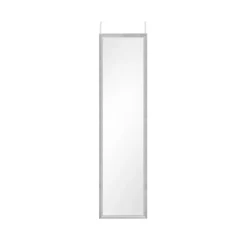 Specchio Bea da appendere con argento Cornice e ganci inclusi