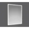 Specchio con cornice satinata 1,5 cm retroilluminata LED MIRA 80x60 cm