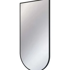 Specchio con cornice 50x100 cm nero