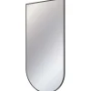 Specchio con cornice 50x100 cm titanio