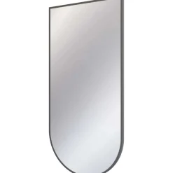 Specchio con cornice 50x100 cm titanio