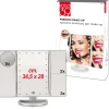 Specchio con illuminazione Led con ingrandimenti X1-X2-X3-X5