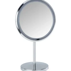 Specchio con luci LED Wenko Onno ingranditore cromo