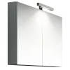 Specchio Contenitore a 2 ante 90x15x68 cm