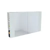 Specchio contenitore bagno con 2 ante e mensole bilaterali 680x1100x150 cm olmo