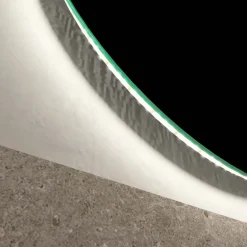 Specchio da bagno con illuminazione integrata rotondo Ø 80 x P 2.5 cm