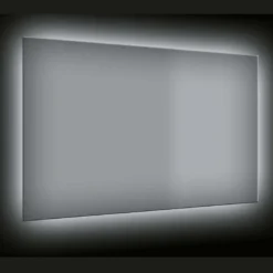 Specchio da bagno con illuminazione integrata rettangolare 100x70x2.5 cm