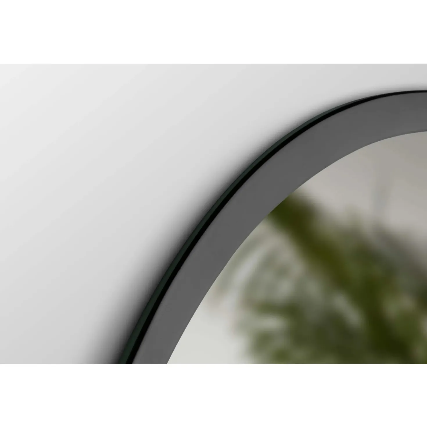 Specchio da bagno Sharon Round Black Ø 80 cm nero
