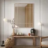 Specchio da parete Loft Jimmy 69x95 cm rovere