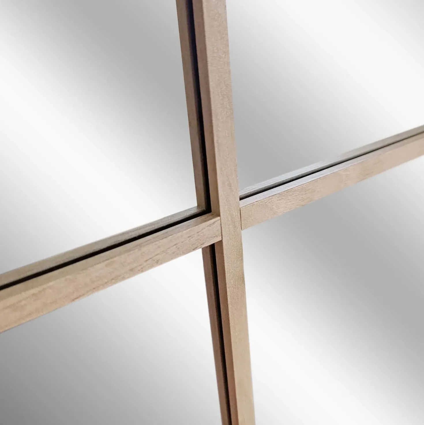 Specchio da parete Loft Jimmy 69x95 cm rovere