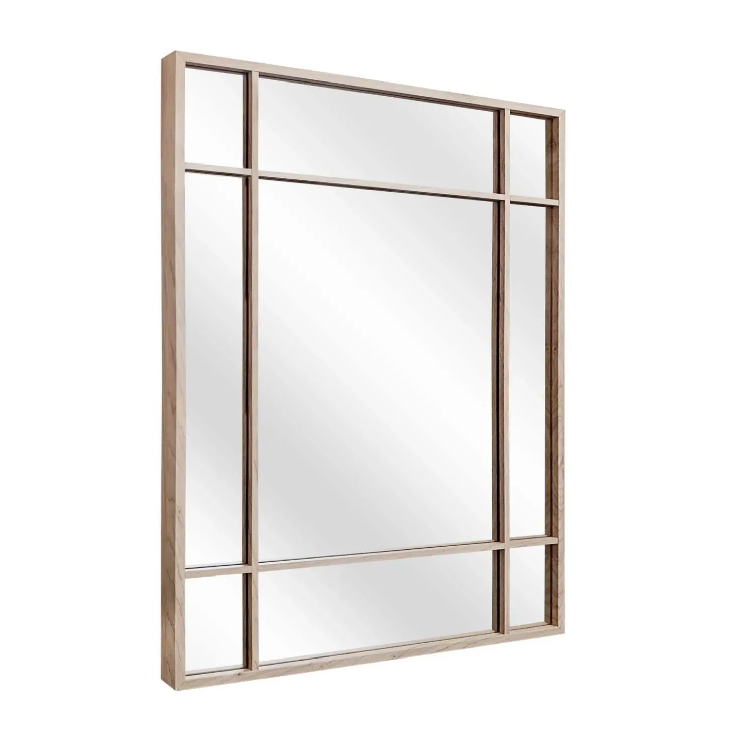Specchio da parete Loft Jimmy 69x95 cm rovere