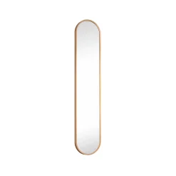 Specchio da parete Moni con cornice oro 20x101 cm
