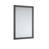 Specchio da parete Thea in MDF stile classico 46x68 cm antracite