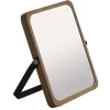 Specchio ingranditore Midori 2x bifacciale bamboom bambu`/nero matt
