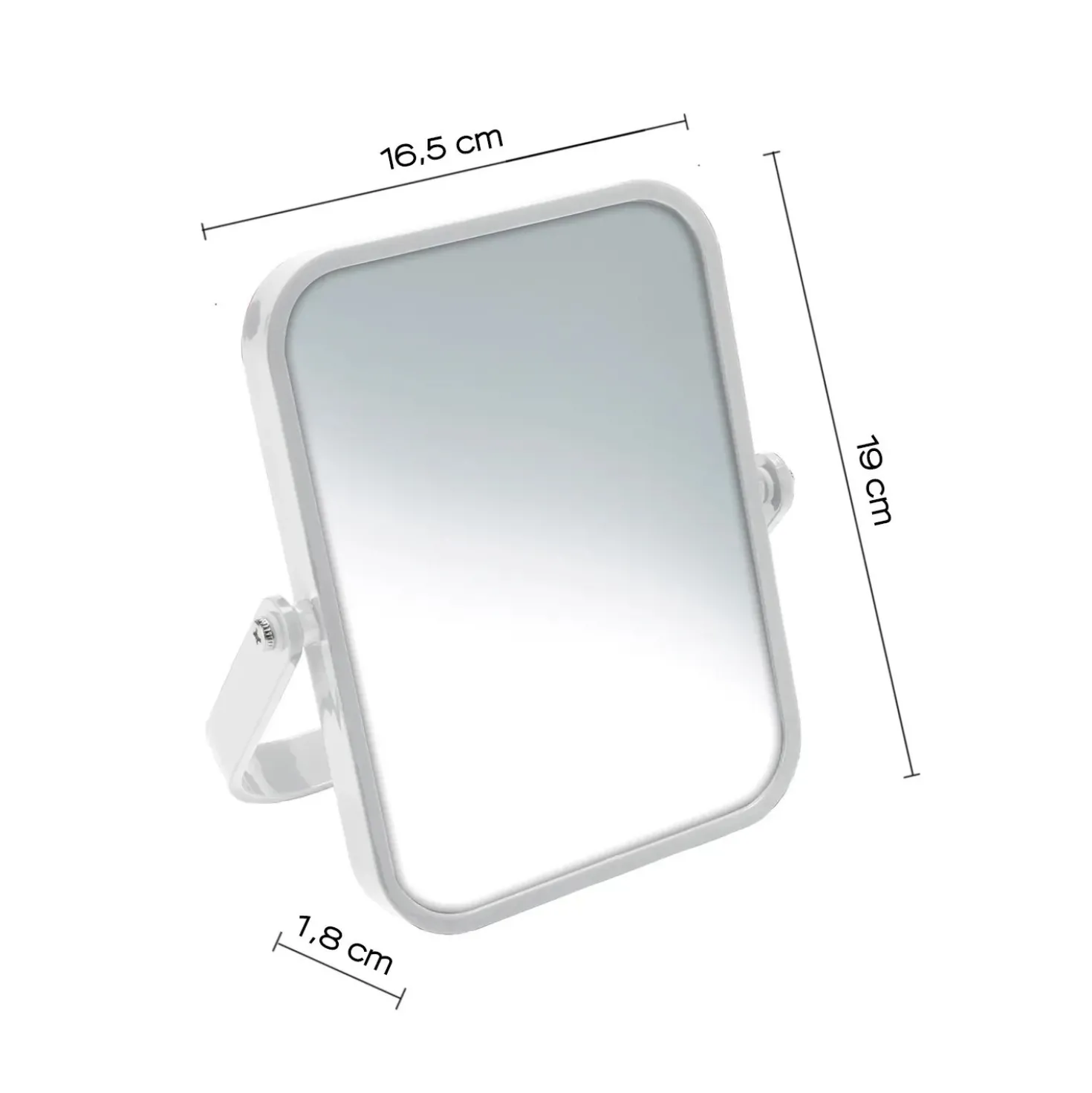Specchio ingranditore 5X Elena bianco