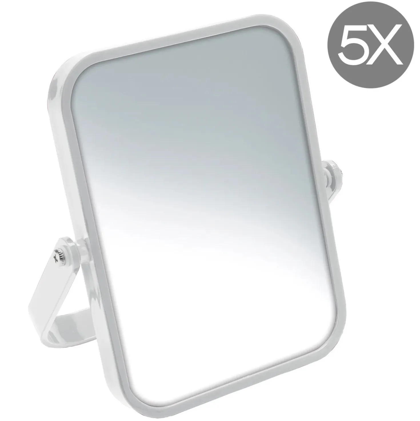 Specchio ingranditore 5X Elena bianco