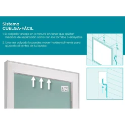 Specchio LED per bagno Mia 100x80 cm