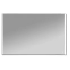 Specchio per bagno Megan nero 120x80 cm
