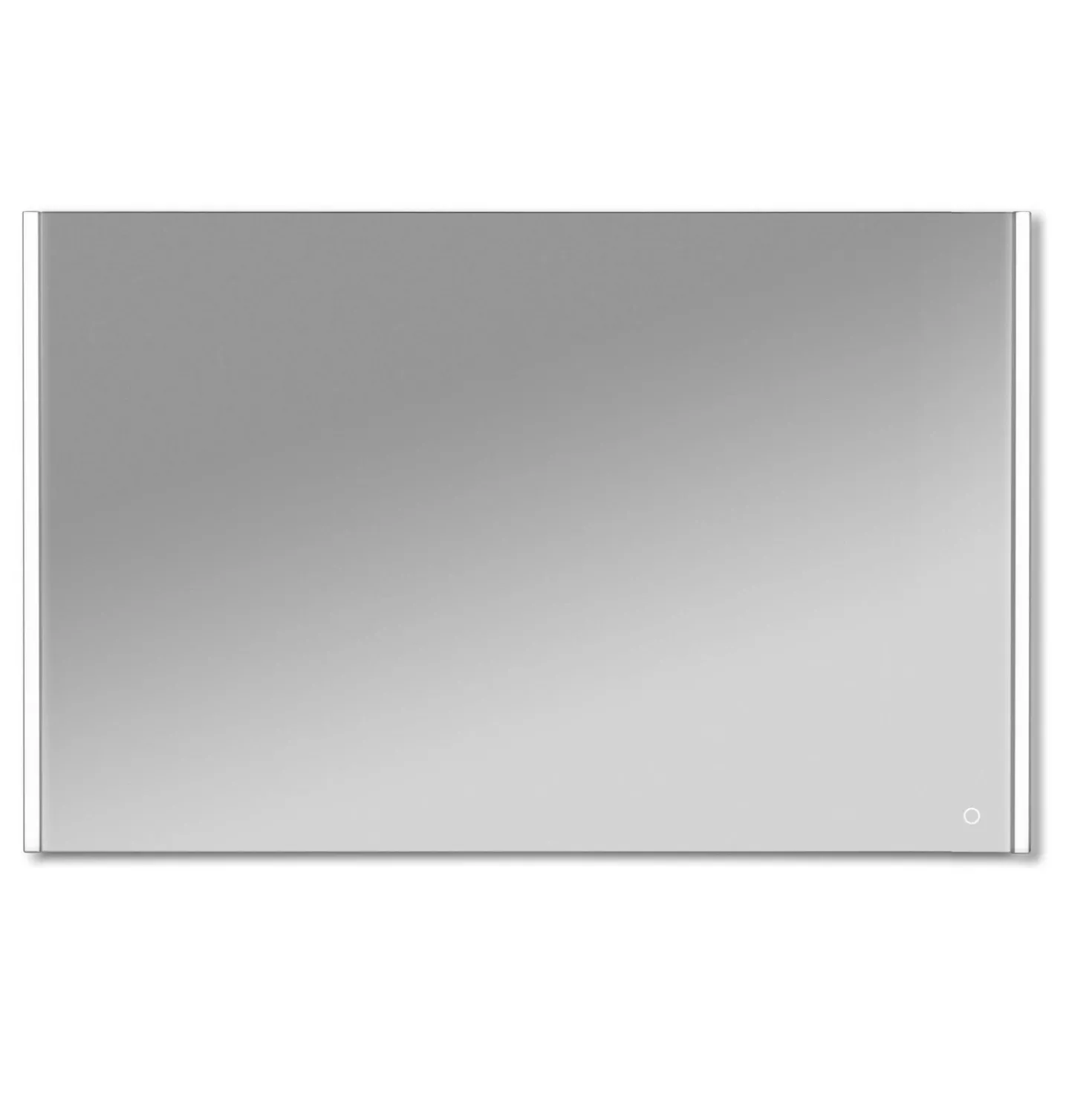 Specchio per bagno Megan nero 120x80 cm