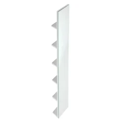Specchio verticale con ripiani 170x20 cm