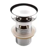 Spina per lavello o bidet con troppopieno Click Clack cromo