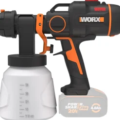 Spruzzatore vernice a batteria Worx WX020.9 20V solo corpo macchina