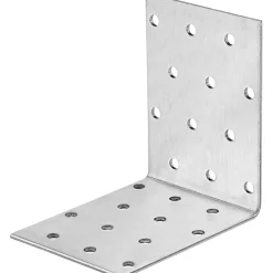 Staffa angolare acciaio zincato 80x80x60 mm