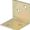 Staffa angolare larga acciaio zincato 40x40x40 mm giallo