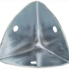 Staffa angolare per bordi acciaio zincato 36x36 mm