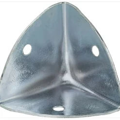 Staffa angolare per bordi acciaio zincato 36x36 mm