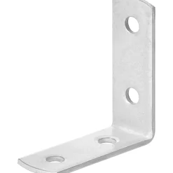 Staffa angolare per sedia verniciato a polvere 40x40x14 mm bianco