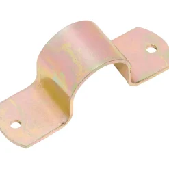 Staffa per tubo acciaio zincato 125x40 mm giallo