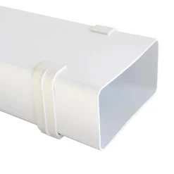 Staffe fermatubo rettangolari per tubi da 120 x 60 mm 2 pezzi