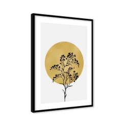 Stampa incorniciata 50x70 cm gold branch