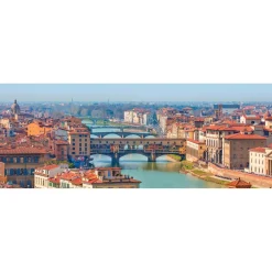 Stampa su tela Ponte Vecchio sull`Arno 40x120 cm