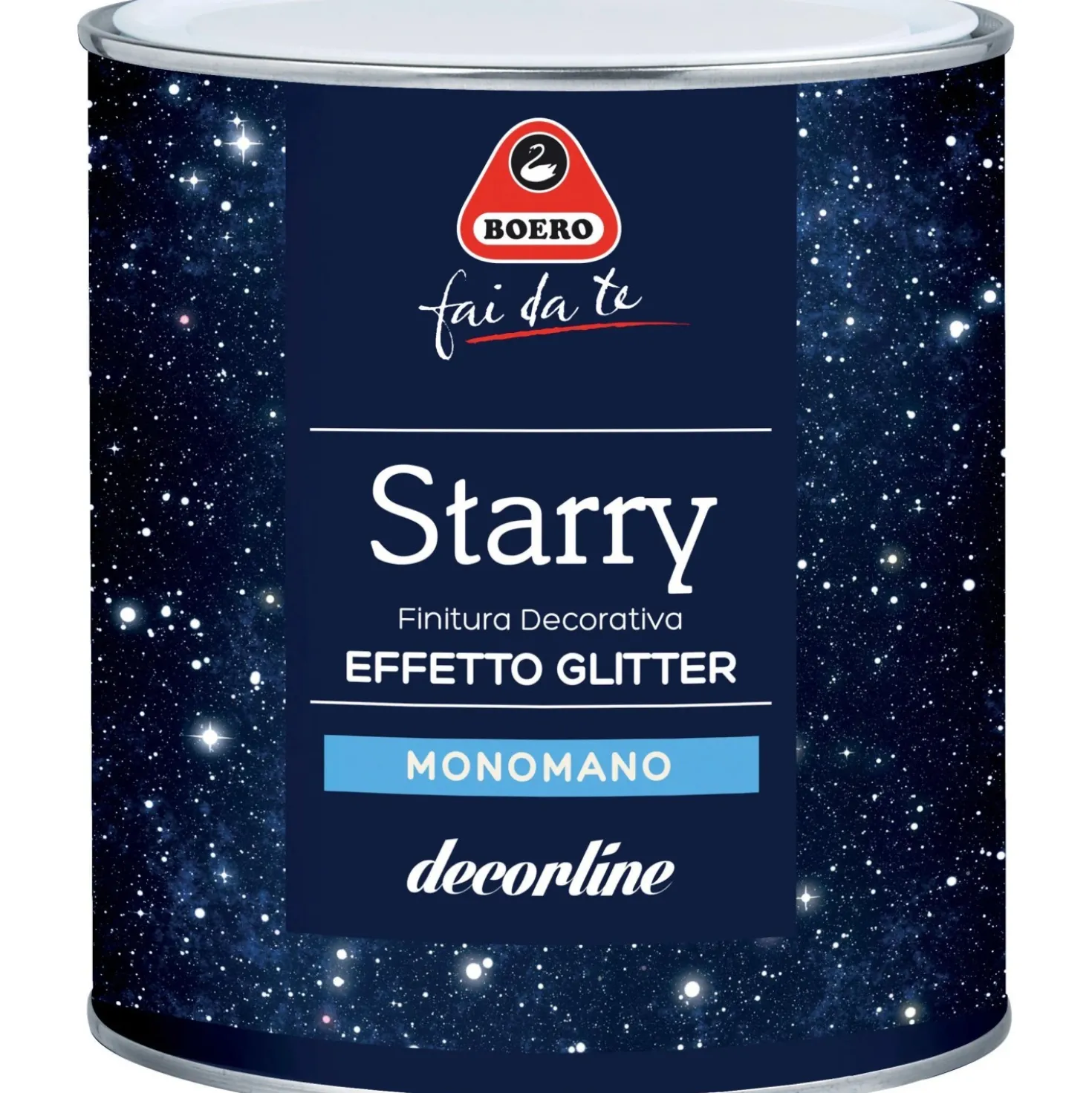 Starry oro finitura decorativa effetto glitter 1 lt Boero