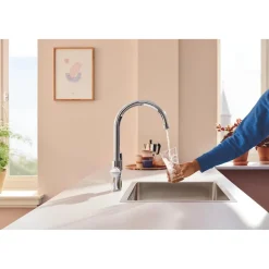 Starter kit con filtro ai carboni attivi GROHE Blue Pure StartCurve Cromo