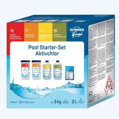 Starter set metodo cloro kit base manutenzione piscina
